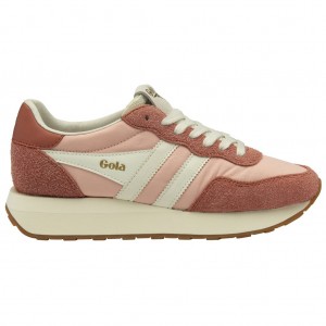 Gola Classics Arizona Sneakers Rosa Branco Portugal | ZWHU39285