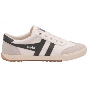 Gola Classics Badminton Plimsoll Sneakers Branco Portugal | ILPR27089