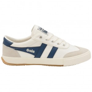 Gola Classics Badminton Plimsoll Sneakers Branco Portugal | IBND43926