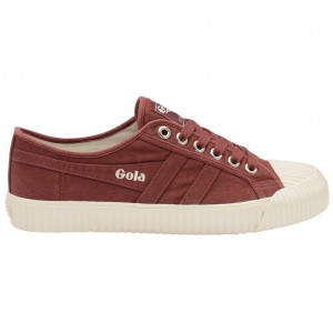 Gola Classics Cadet Plimsoll Shoes Bordeaux Branco Portugal | DMVO59603