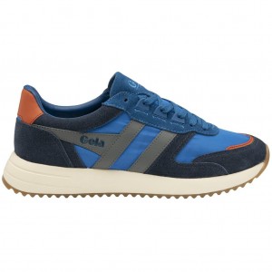 Gola Classics Chicago Sneakers Azuis Azul Marinho Portugal | ZAJU59168