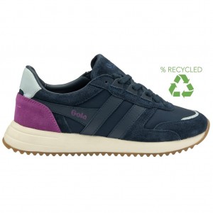 Gola Classics Chicago Sneakers Azul Marinho Azul Marinho Azuis Portugal | RQUI30529