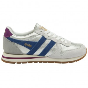 Gola Classics Daytona Blaze Sneakers Branco Portugal | HVUZ69354