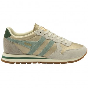 Gola Classics Daytona Blaze Sneakers Douradas Verdes Portugal | VIGP93165
