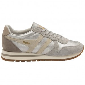 Gola Classics Daytona Blaze Sneakers Prateadas Cinzentas Portugal | TDKS73068