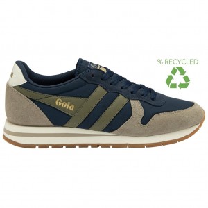 Gola Classics Daytona Chute Sneakers Azul Marinho Caqui Portugal | BTDE75408
