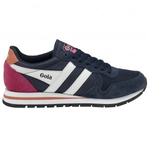 Gola Classics Daytona Sneakers Azul Marinho Branco Coral Portugal | KRDU95836