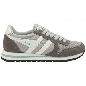 Gola Classics Daytona Sneakers Luz Cinzentas Branco Portugal | NAWC96150