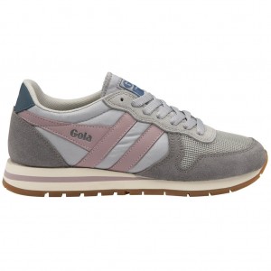 Gola Classics Daytona Sneakers Luz Cinzentas Rosa Portugal | KFTL35812