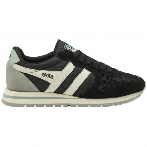 Gola Classics Daytona Sneakers Pretas Branco Portugal | DYXT50386