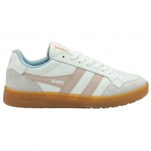 Gola Classics Eagle '86 Sneakers Branco Rosa Portugal | EDFJ41879