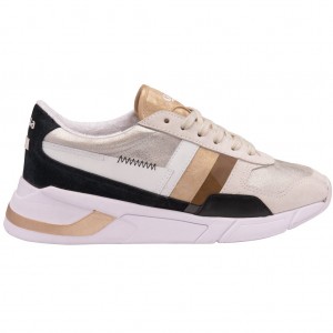Gola Classics Eclipse Mode Sneakers Prateadas Douradas Portugal | KIVF89240