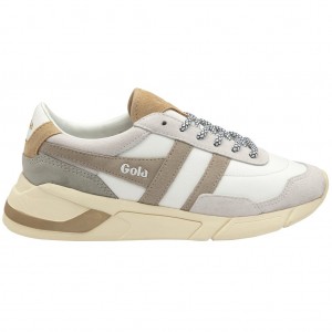 Gola Classics Eclipse Pure Sneakers Branco Cinzentas Portugal | TVJD87346