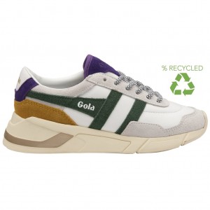 Gola Classics Eclipse Pure Sneakers Branco Fucsia Portugal | NWHZ38264