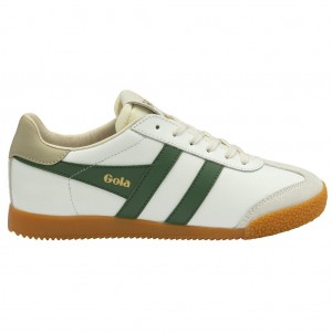 Gola Classics Elan Leather Sneakers Branco Portugal | OJYT29431