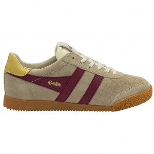 Gola Classics Elan Sneakers Bone Cerise Pollen Portugal | XRTP80754