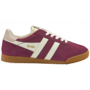 Gola Classics Elan Sneakers Branco Rosa Portugal | QVRB28734