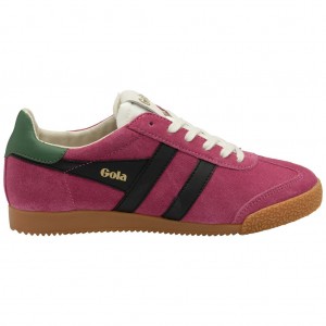 Gola Classics Elan Sneakers Fucsia Pretas Portugal | WIDK91506