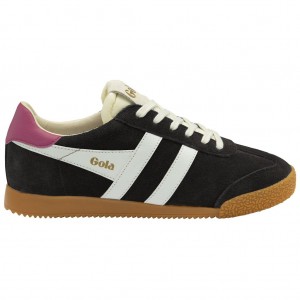Gola Classics Elan Sneakers Pretas Branco Fucsia Portugal | JASQ50431