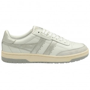 Gola Classics Falcon Mirror Sneakers Branco Prateadas Portugal | BTNK20498