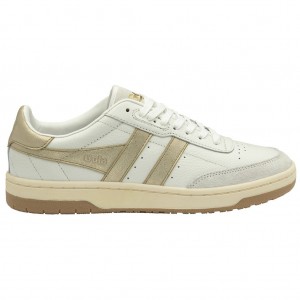Gola Classics Falcon Mirror Sneakers Branco Douradas Portugal | WPRC36057