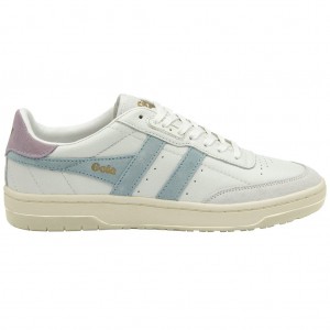 Gola Classics Falcon Sneakers Branco Azuis Portugal | RFZE07486