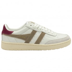 Gola Classics Falcon Sneakers Branco Portugal | XZBD01763