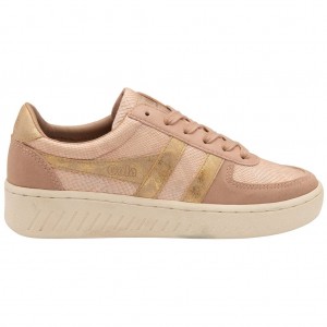 Gola Classics Grandslam Lizard Sneakers Rosa Douradas Portugal | UEHS86274