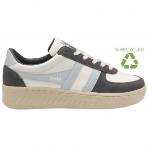 Gola Classics Grandslam Pure Sneakers Branco Azuis Portugal | YPGB97834
