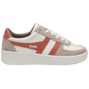 Gola Classics Grandslam Pure Sneakers Branco Coral Portugal | RZYV38751