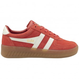 Gola Classics Grandslam Suede Sneakers Coral Branco Portugal | BMZF68472