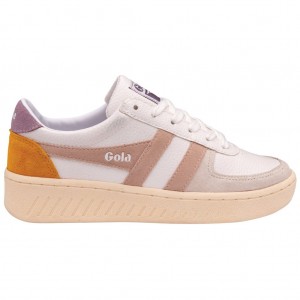 Gola Classics Grandslam Trident Sneakers Branco Portugal | LSKI46801