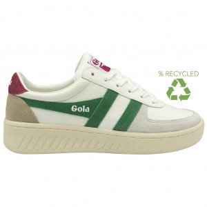 Gola Classics Grandslam Trident Sneakers Branco Portugal | OBYK78416