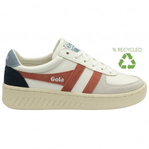 Gola Classics Grandslam Trident Sneakers Branco Portugal | TCPH71235