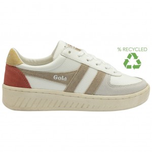 Gola Classics Grandslam Trident Sneakers Branco Portugal | LMYC52014
