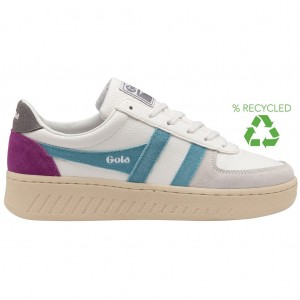 Gola Classics Grandslam Trident Sneakers Branco Portugal | UPHE61925