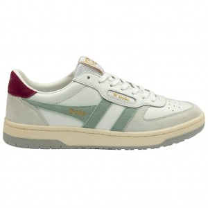 Gola Classics Hawk Sneakers Branco Verdes Luz Cinzentas Portugal | RNJH07814