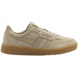 Gola Classics Hawk Suede '86 Sneakers Bone Gum Portugal | IKPG16092