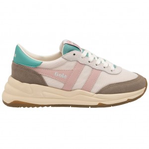 Gola Classics Jupiter Sneakers Branco Rosa Portugal | GXKJ01693