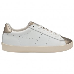 Gola Classics Nova Metallic Sneakers Branco Douradas Portugal | XRHQ85126