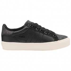Gola Classics Orchid II Glitter Sneakers Pretas Portugal | LVIT83159