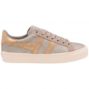 Gola Classics Orchid II Lizard Sneakers Cinzentas Douradas Portugal | EZIJ91084