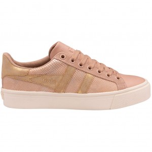 Gola Classics Orchid II Lizard Sneakers Rosa Douradas Portugal | REPH90374