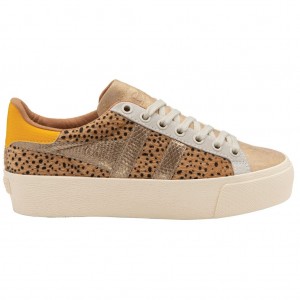Gola Classics Orchid Platform Tropic Sneakers Douradas Portugal | QJGX20375