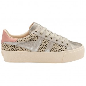 Gola Classics Orchid Platform Tropic Sneakers Prateadas Portugal | NJFZ02493
