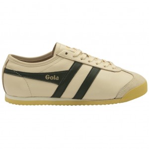 Gola Classics Race Leather Sneakers Caqui Escuro Portugal | YZXL01358