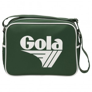 Gola Classics Redford Messenger Bag Verdes Branco Portugal | IKGV20175