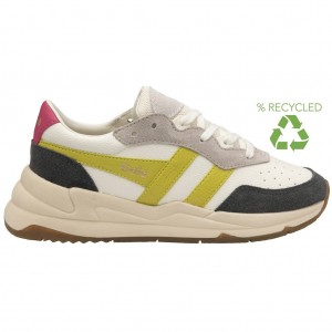 Gola Classics Saturn Quadrant Sneakers Branco Portugal | EDWS92548
