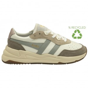 Gola Classics Saturn Quadrant Sneakers Branco Luz Cinzentas Portugal | LHPV90475