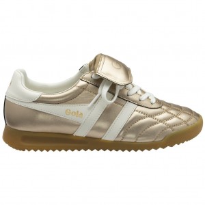 Gola Classics Stadium '86 Sneakers Douradas Branco Portugal | YHKZ43290